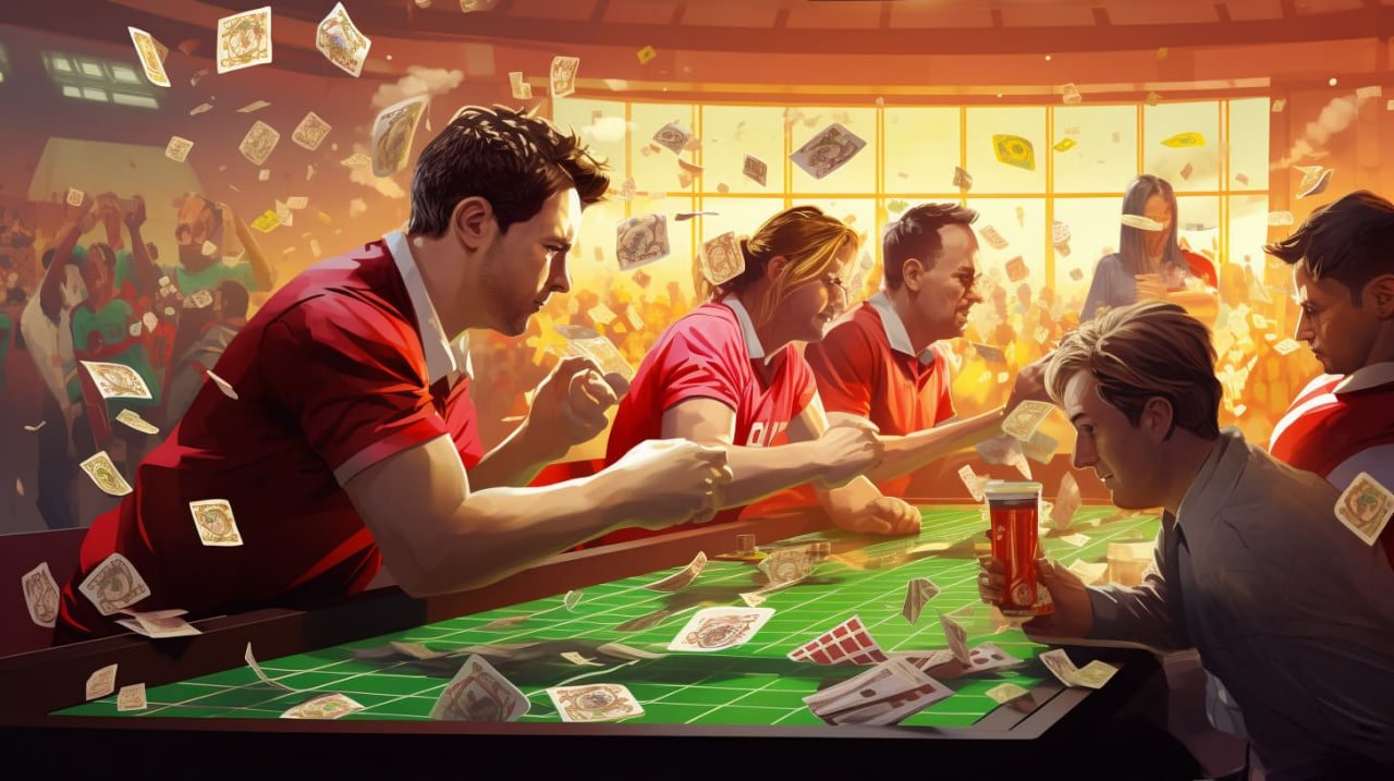 Mobile app interface showing live games and account menu